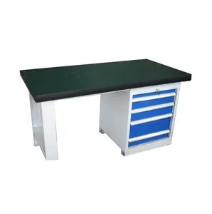 Professional Heavy Duty Industrial Welding Stainless Steel Working Table Workbench with tool cart
