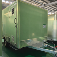 Chariot roulant personnalisé en fibre de verre pour snacks, pizza, glaces, kiosque de restauration rapide, avec chauffage intégré, résistant à la rouille