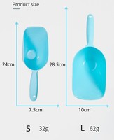 Mini outils de jardin truelle enfants plage pelle jardinage plastique sol creuser transplantation main nourriture pour animaux de compagnie pelle