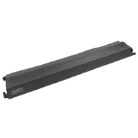 Protecteur de câble flexible en caoutchouc pour intérieur et extérieur, 1 canal, durable, rampe de sécurité, câbles, cache-câble d'alimentation