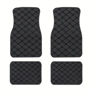 Tapis de sol universels pour voiture en cuir PVC, ensemble de 5 ou 4 pièces pour le commerce transfrontalier Temu Amazon <span class=keywords><strong>Shein</strong></span> - Product Image 3