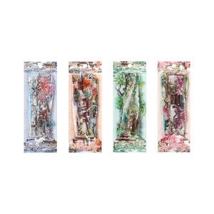 Paquete de 10 Hojas de Pegatinas Vintage Europeas Glamorosas para Diarios Escritos a Mano, Paquete de Pegatinas para Materiales de Diario - Product Image 5