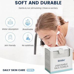 Toallitas Faciales Desechables Biodegradables al por Mayor, Ultra Suaves y Absorbentes para Piel Sensible, Uso en Spa y Viajes - Product Image 4