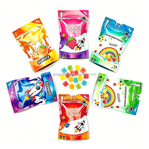 Customized Resealable Zipper Smell Proof Freeze Dried Gummy Candy Cake <b>Bread</b> Spices Powder Stand up Pouch Doypack <b>Bag</b> Mylar <b>Bag</b> - Product Image 1