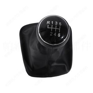 Levier de vitesses Volkswagen Golf 5, 6 vitesses, cuir noir, avec poignée ergonomique intégrée - Product Image 2