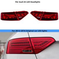 Feux arrière LED à lentille transparente adaptés à Audi A5 2008-2013 A5 B8 Sportback, pièces de voiture modifiées, nouveaux feux arrière 12V