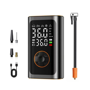 Nouveauté Mini compresseur d'air portable ABS <span class=keywords><strong>Gonfleur</strong></span> de pneu numérique avec gonflage rapide <span class=keywords><strong>pour</strong></span> voiture, vélo, moto et scooter - Product Image 1