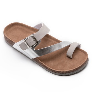 <span class=keywords><strong>Sandalias</strong></span> para mujer con suela de corcho, zapatos de verano para exteriores, a la moda - Product Image 1