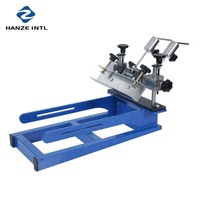 Máquina de Serigrafía Manual de Cama Plana Microajustable de 1 Color y 1 Estación para Camisetas, Bolsas y Almohadas