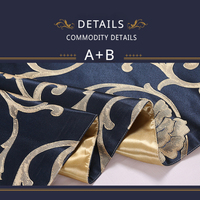 Chemin de table jacquard de luxe en gros, sur mesure, doré, pour la maison, l'hôtel, les banquets, les mariages, avec oreillers