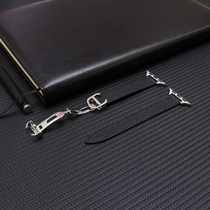 Bandas De Relojes para <span class=keywords><strong>Apple</strong></span> Watch <span class=keywords><strong>Ultra</strong></span> 2 Series 10 Bandas 46mm 42mm 49mm Pulsera delgada de cuero genuino para Iwatch <span class=keywords><strong>ultra</strong></span> Strap - Product Image 2