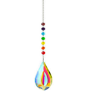 Honra do Cristal Sun Catcher Cristal Pendurado Ornamentos De Vidro Gotas Prismas Pingentes Decoração Crystal Garden Wind Chimes - Product Image 6