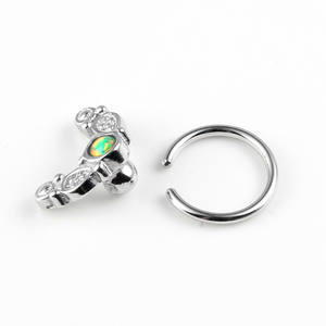 Evorte 316L Acier inoxydable Bijoux de corps unisexe pour enfants, Cadeau, Piercing, Anneau de nez, Anneau nasal, Anneau de téton, Septum, Christina, Helix - Product Image 2