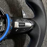 Volant de voiture pour BMW F10 F30 E46 E60 F15 F90 F80 G20 G30 M3 M4 M5 Volant personnalisé en carbone avec LED