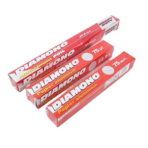 Premium Household Aluminum Foil Roll Food Grade Tinfoil <b>Wrapping</b> <b>Paper</b> for Kitchen Cooking Use - Product Image 3