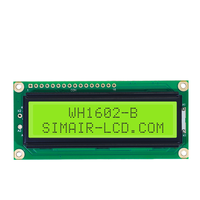 Layar LCD WH1602B, Modul Karakter 16x2, Layar LCD Winstar 1602 Asli