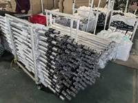 Kit de tringles et rideaux réglables en alliage d'aluminium télescopique pour la décoration de toile de fond de mariage