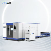 Akıllı Fabrika Metal Üretimi Yüksek Hızlı Tam Kapalı Tek Platformlu Değiştirilebilir CNC Fiber Lazer Kesim Cypcut AI Otomatik
