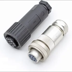 Conector de válvula proporcional IP67 6 pe, conector de Cable hembra de Metal, EN175201 804