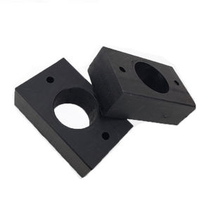 Roulement en caoutchouc trapézoïdal rectangulaire carré rond personnalisé anti-dérapant blocs d'amortissement des vibrations - Product Image 2