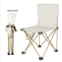 Chaise de camping pliante moderne en acier inoxydable avec poche latérale, légère, en tissu Oxford, garantie commerciale, idéale pour les excursions au lac - Vente chaude