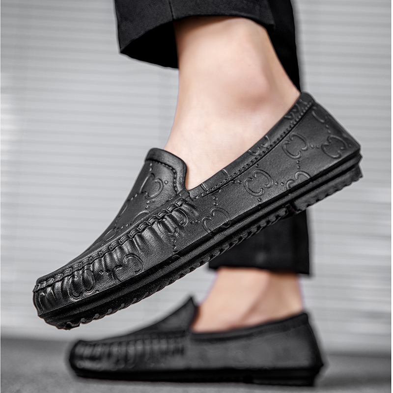 VGPSFN Mocassins Pour Hommes Pantoufles Plates Mocassins à Enfiler Chaussures Bateau Chaussures De Marche Chaussures Habillées Baskets De Fitness Légères Et Respirantes Confortables Bleu Foncé EU 41