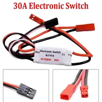 Nouvel Arrivage Interrupteur Électronique RC 30A à Courant Élevé 3.7 à 27V, Contrôlé par Récepteur, pour Drone, Pompe et Systèmes de Modélisme Aéronautique