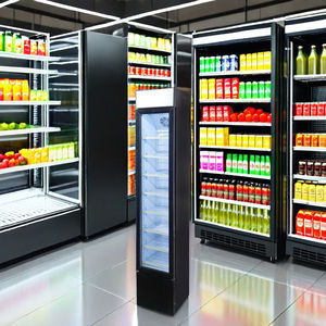 Meisda SC105B Offre Spéciale équipement de réfrigération vertical, réfrigérateur à affichage mince 105L avec porte en verre - Product Image 3