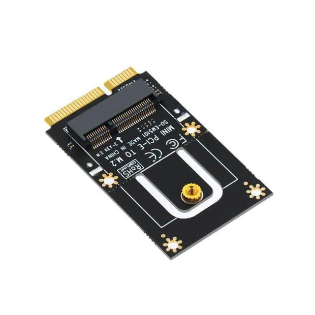 TISHRIC Mini PCI-E to M.2 Key E/A+E WiFi Adapter, Wireless Wlan Bluetooth Card for Intel AX200 9260 8265 8260 Laptop