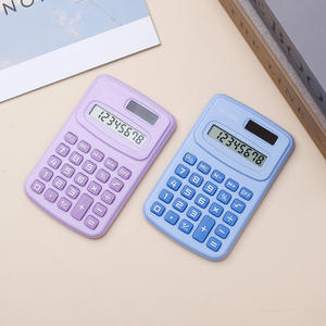 Cute Multicolor Solar Powered Pocket Calculator - Product Image 5