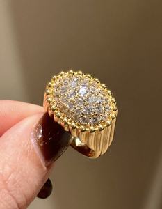 Joyería Fina Personalizada, Anillo Sólido de Oro Real de 9k, 10k, 14k, 18k, Oro Blanco, Amarillo o Rosado, Diamante/Gema de Laboratorio, Fabricación en Fábrica - Product Image 1