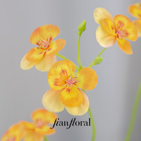 FONG IAN Bouquet de fleurs artificielles de pensée pour décoration extérieure, jardin, maison, bureau, mariage, fête des mères, Noël, remise de diplôme, Pâques