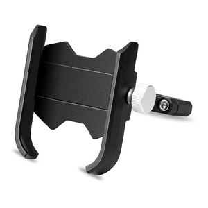 Customized Aluminum Alloy <b>Phone</b> <b>Holder</b> For Bicycle Electric <b>Scooter</b> Riding With One Touch Release KS002 - Product Image 5