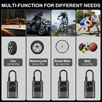 Compresseur d'air de voiture mini portable à usages multiples, gonfleur de voiture, batterie rechargeable, pompe à air numérique automatique, vente en gros, 8466