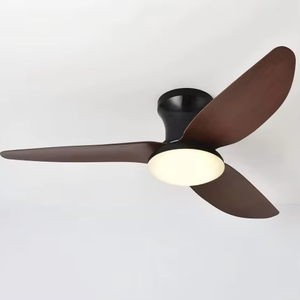 Ventilador de Techo con Motor AC, Enfriamiento de Aire para Uso Doméstico y Hotelero, con Control Remoto, Material Metálico, Ahorro de Energía, 3 Aspas, Montaje en Techo - Product Image 2