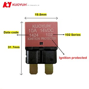 KUOYUH Serie 102, Regleta de Enchufes Mini con Garantía de Calidad, Interruptor de Protección Contra Sobrecarga, Interruptores de Circuito Tipo Cuchilla - Product Image 2