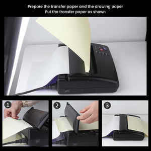Suministros <span class=keywords><strong>de</strong></span> tatuaje con logotipo personalizado, máquina profesional <span class=keywords><strong>de</strong></span> plantillas <span class=keywords><strong>de</strong></span> transferencia <span class=keywords><strong>de</strong></span> <span class=keywords><strong>tatuajes</strong></span>, impresora copiadora térmica para papel <span class=keywords><strong>de</strong></span> transferencia <span class=keywords><strong>de</strong></span> <span class=keywords><strong>tatuajes</strong></span> - Product Image 6