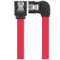 CableCreation 2 paquetes de 18 pulgadas SATA III 6,0 Gbps 7 pines hembra a ángulo izquierdo hembra Sata Cable