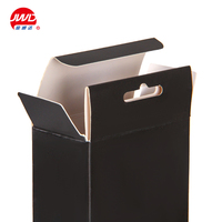 Boîte à perruques pliable en carton écologique personnalisée avec logo pour les extensions et les mèches de cheveux