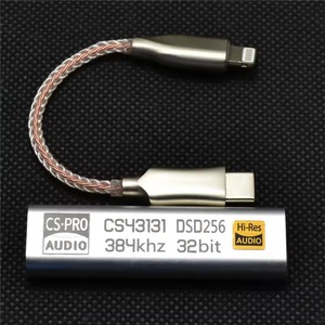 CS43131 SA9312L หูฟังถอดรหัสแบบพกพา AMP ประเภท C สายถอดรหัส 384K 32Bit DSD256 - Product Image 3