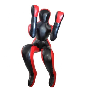 Saco de boxeo personalizable, equipo de entrenamiento, agrupamiento de pie, rodillas, maniquí de acero PU, opciones de arena de agua para kickboxing - Product Image 1