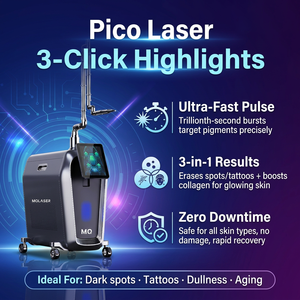 Laser Picosecondo Certificato CE TGA per Rimozione Professionale di Tatuaggi Multicolore e <span class=keywords><strong>Trattamento</strong></span> di Pigmenti e Nevus 532nm 1064nm 755nm - Product Image 1