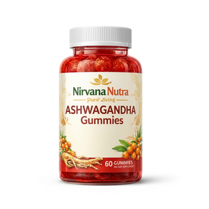 Gomitas de Suplementos Herbales de Ashwagandha - Alivio del Estrés, Promueve la Relajación y Mejora la Energía y Vitalidad - Product Image 1