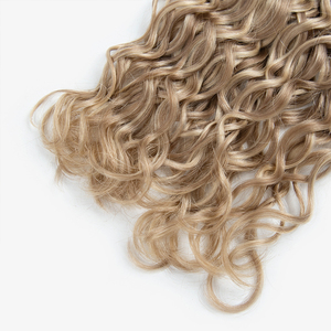 Extensions de cheveux Genius Weft russes à double trame, alignées aux cuticules, sans couture, pouvant être coupées, ondulées, en provenance d'un seul donneur - Vente chaude - Product Image 3
