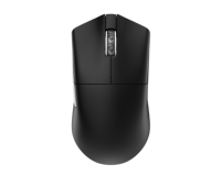Inoctt Mouse game nirkabel 2.4G, Mouse game tangan kanan 26000 DPI Sensor PAW3395 ultra-ringan untuk pemain game komputer
