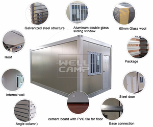 Sang trọng 20ft container cửa hàng prefab phẳng gói container Cửa Hàng Điện thoại di động container Nhà Giá cả phải chăng chi phí thấp đông cài đặt - Product Image 6