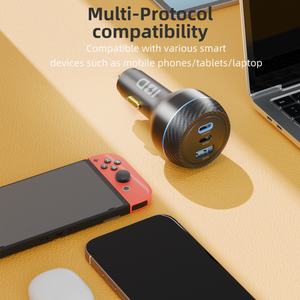 Caricabatterie Auto Rapido IBD PD 165W 160W 130W QC 30W QC4.0 USB Tipo C per iPhone Samsung Laptop - Product Image 6