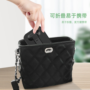 Universal Foldable Mobile Phone <b>Stand</b> For Office <b>Desktop</b> Telescopic Adjustable Holder With Tablet Support RQ2149 Black - Product Image 3