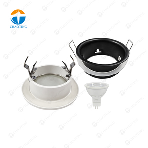 Ampoule e14 GU10 GU5.3 étanche au plafond, boîtier <span class=keywords><strong>de</strong></span> projecteur, plafonnier rond LED <span class=keywords><strong>Spot</strong></span> vers le bas - Product Image 5