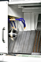 DAS DS-5 hohe Produktivität Hohe Präzision 220V CNC Metall drehmaschine Dreh zentrum Schräg bett Design für mittlere Anwendungen